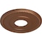 Ekena Millwork Bradford Ceiling Medallion (Canopies up to 6 5/8"), 12 1/2"OD x 3 7/8"ID x 3/4"P, Polished Copper CM12BRPOS - alternate 4